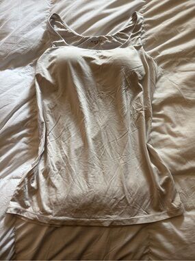 Japanese PeaceFit Silky Fact Built-in Supportive Full Length Bra Tank